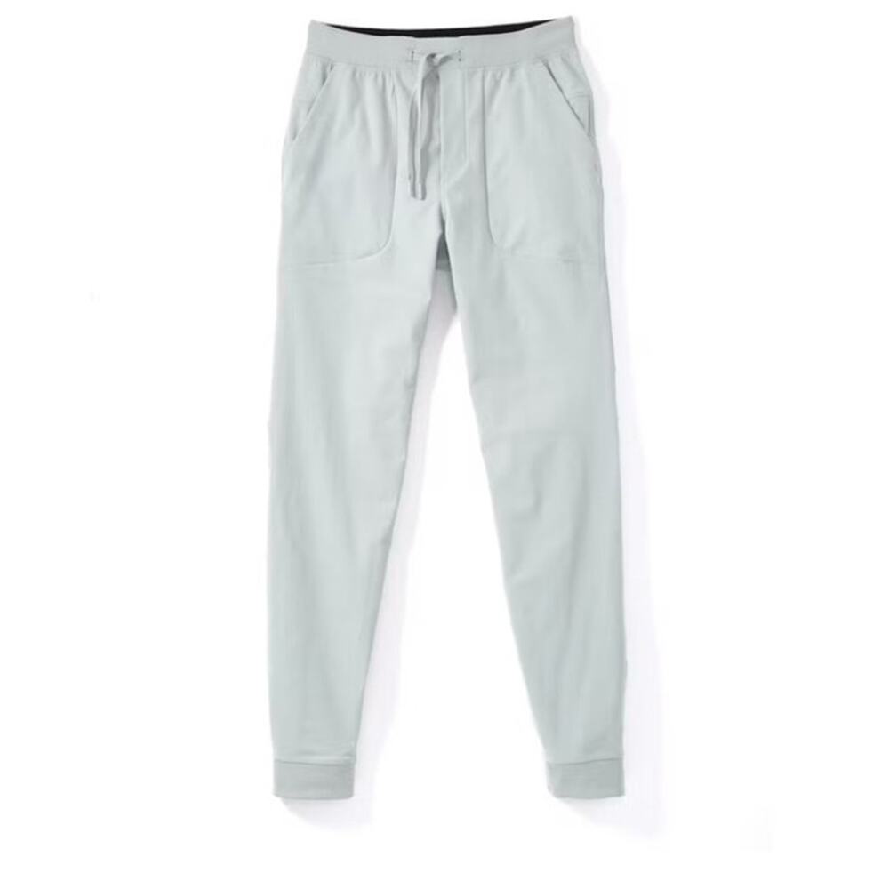 Men's Lululemon ABC Jogger Silver Drop Size Large Light Gray Activewear Gym